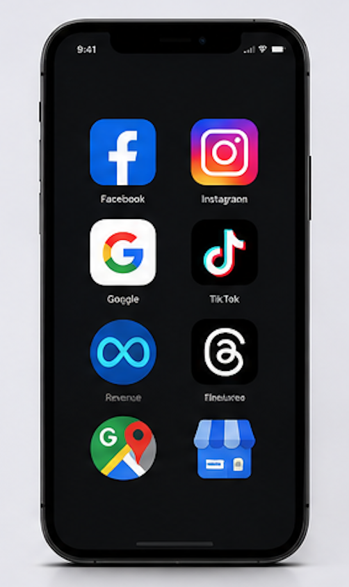 phone with apps